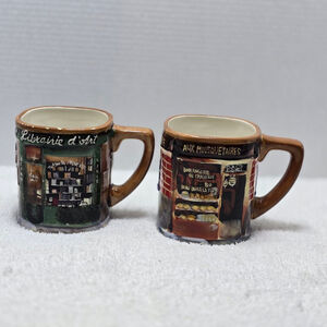 Certified International Mugs One Size Brown Green Set of 2